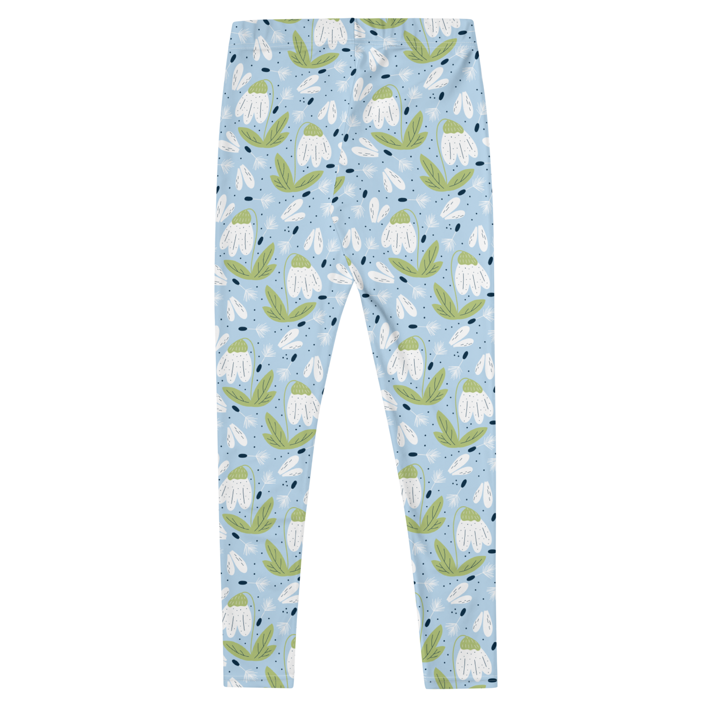 Scandinavian Spring Floral | Seamless Patterns | All-Over Print Leggings - #3