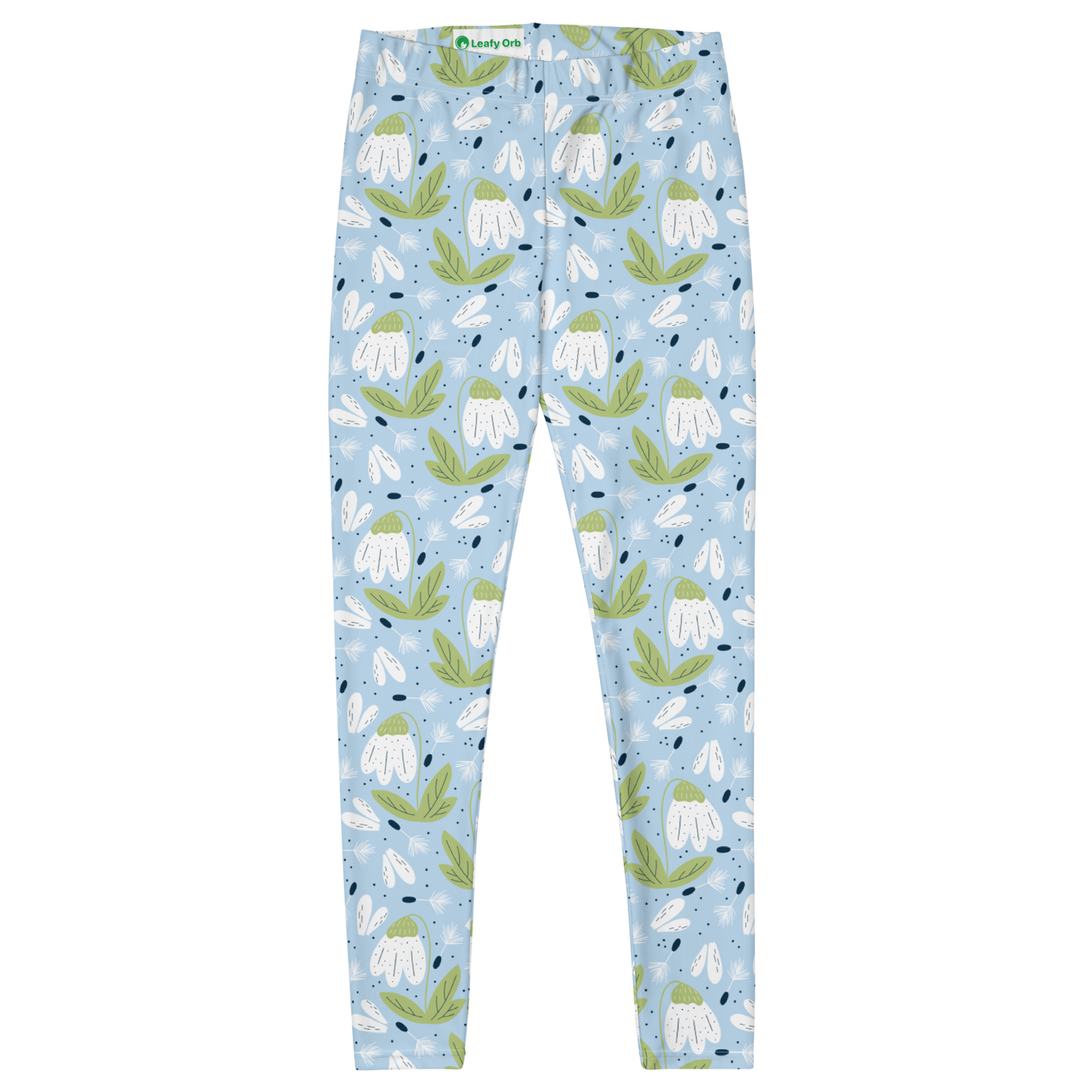 Scandinavian Spring Floral | Seamless Patterns | All-Over Print Leggings - #3