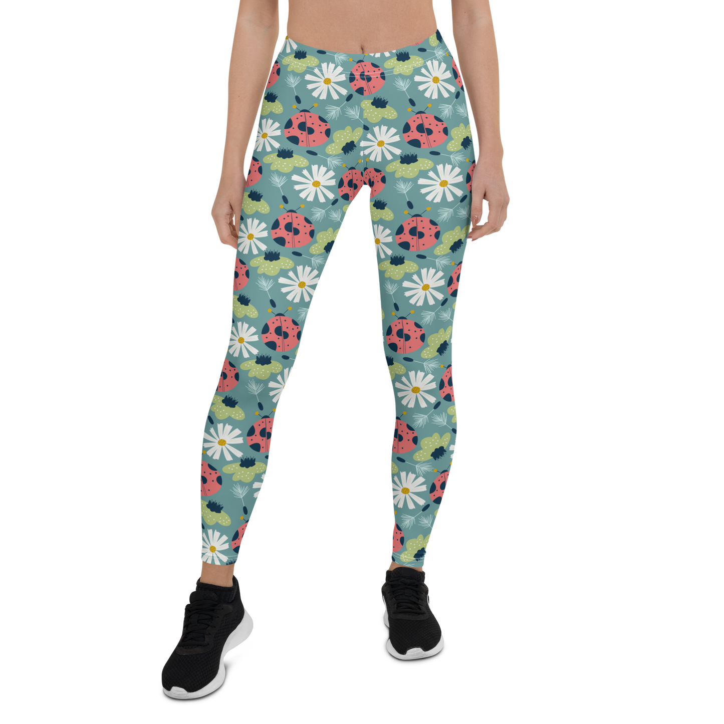 Scandinavian Spring Floral | Seamless Patterns | All-Over Print Leggings - #2