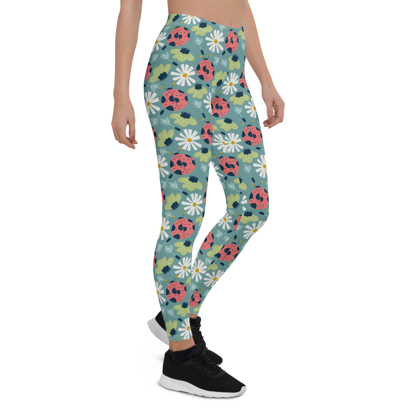 Scandinavian Spring Floral | Seamless Patterns | All-Over Print Leggings - #2