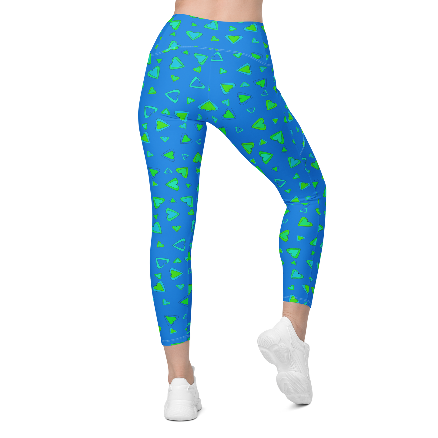 Rainbow Of Hearts | Batch 01 | Seamless Patterns | All-Over Print Leggings with Pockets - #6