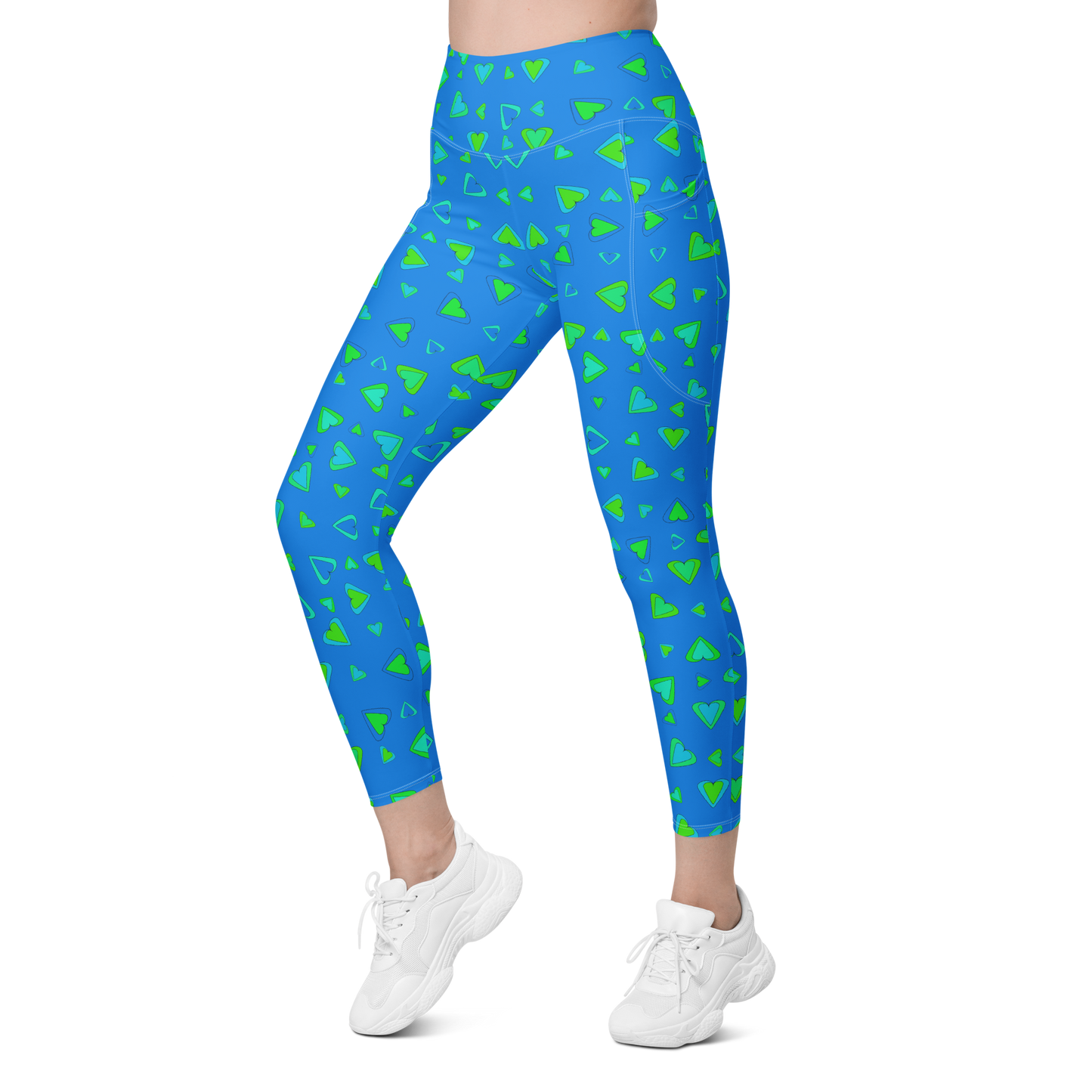 Rainbow Of Hearts | Batch 01 | Seamless Patterns | All-Over Print Leggings with Pockets - #6