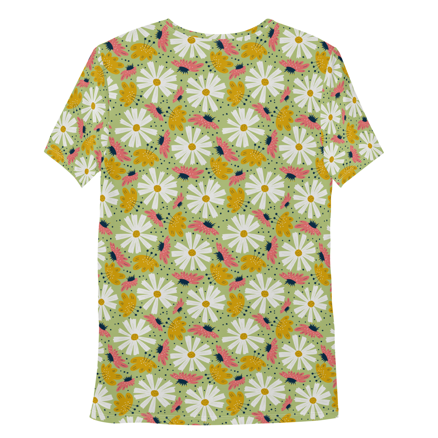 Scandinavian Spring Floral | Seamless Patterns | All-Over Print Men's Athletic T-Shirt - #4