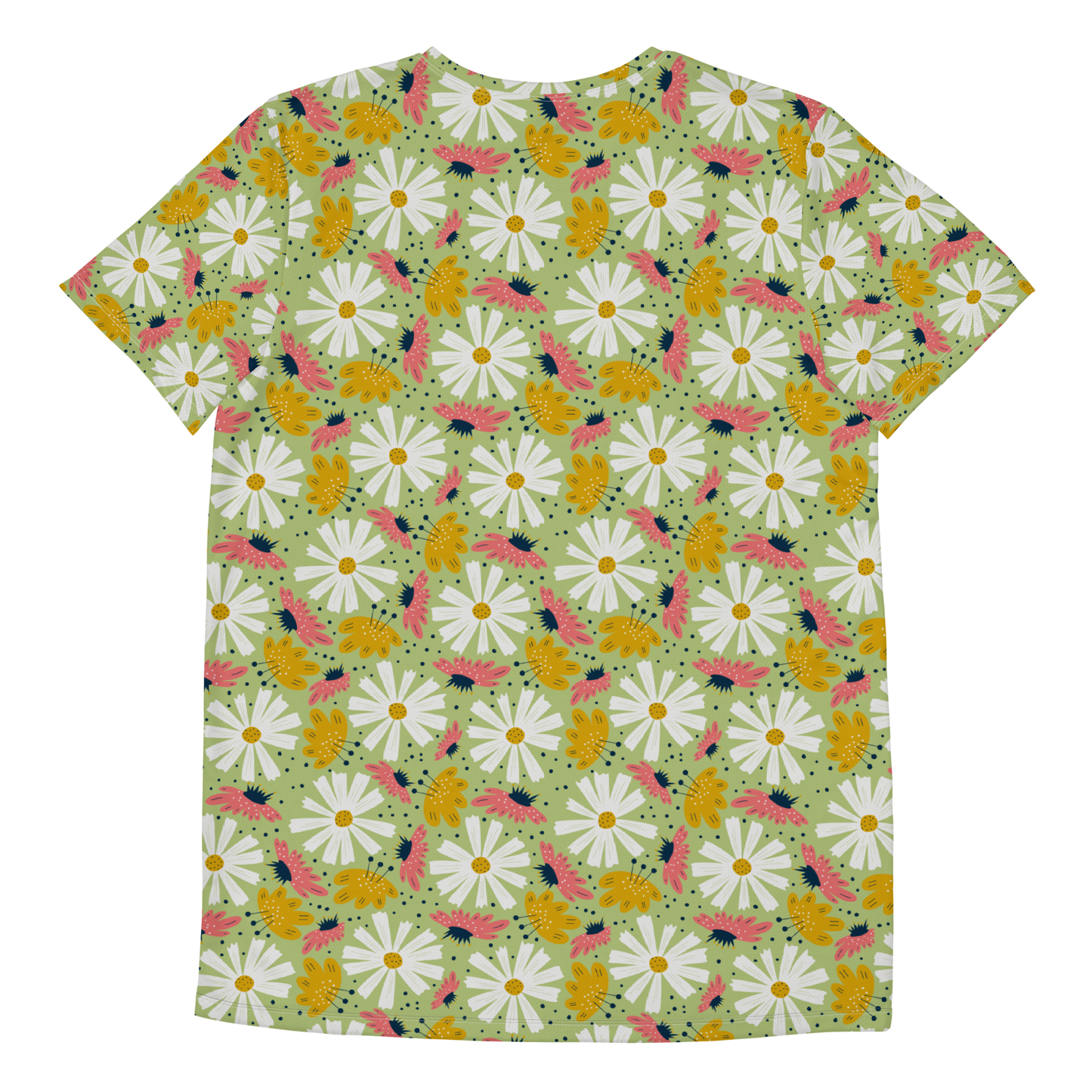 Scandinavian Spring Floral | Seamless Patterns | All-Over Print Men's Athletic T-Shirt - #4