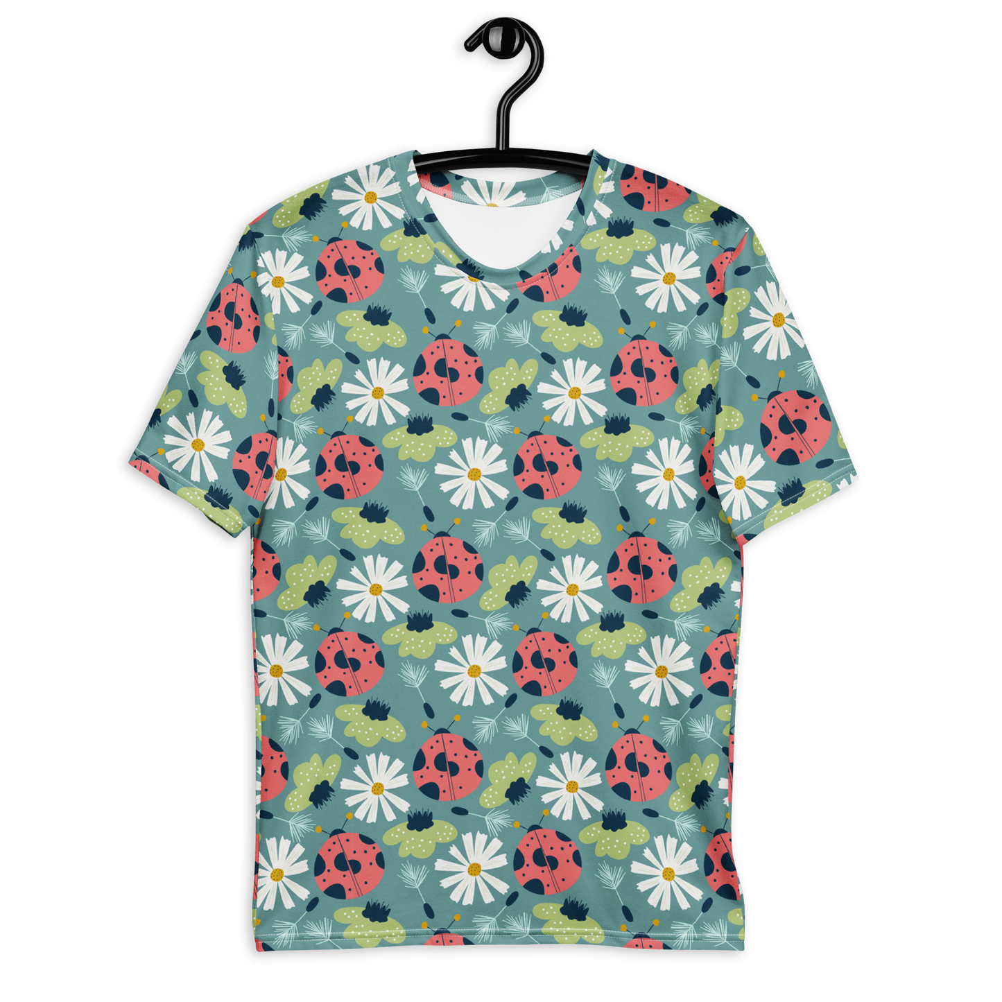 Scandinavian Spring Floral | Seamless Patterns | All-Over Print Men's Crew Neck T-Shirt - #2