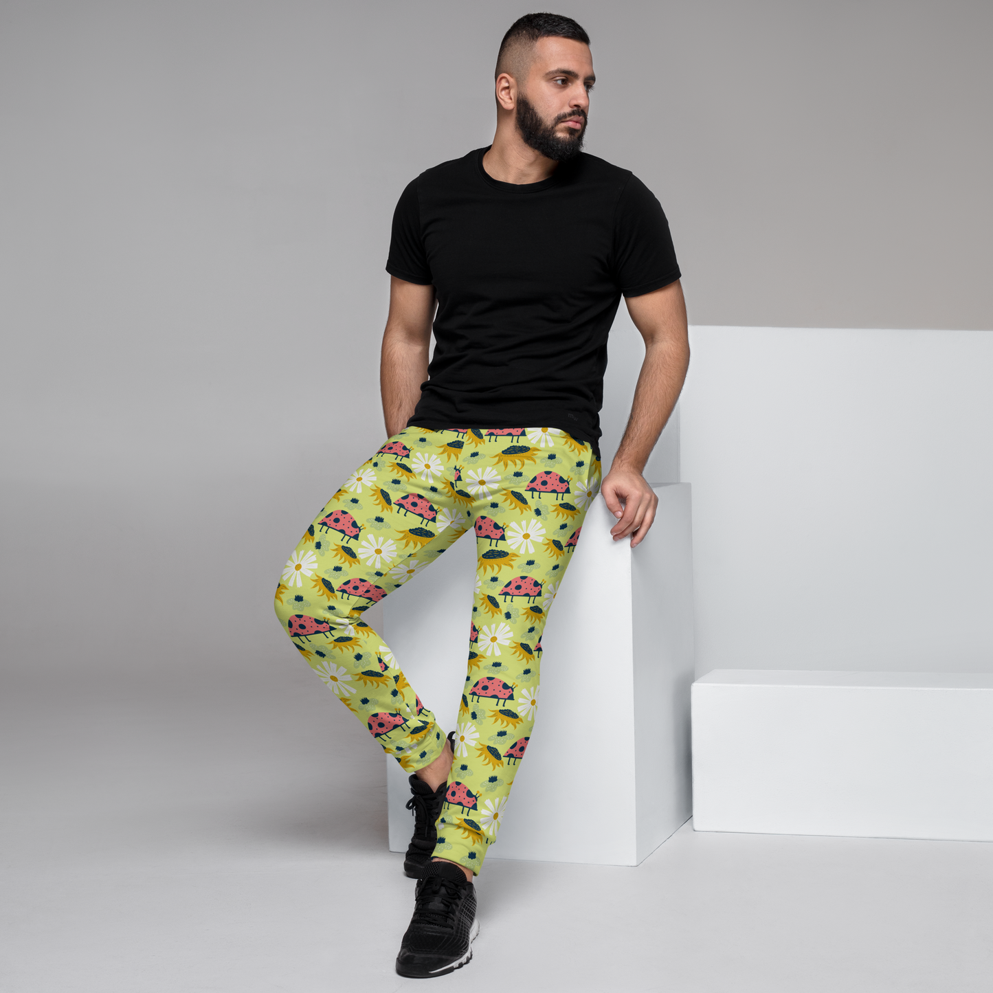 Scandinavian Spring Floral | Seamless Patterns | All-Over Print Men's Joggers - #6