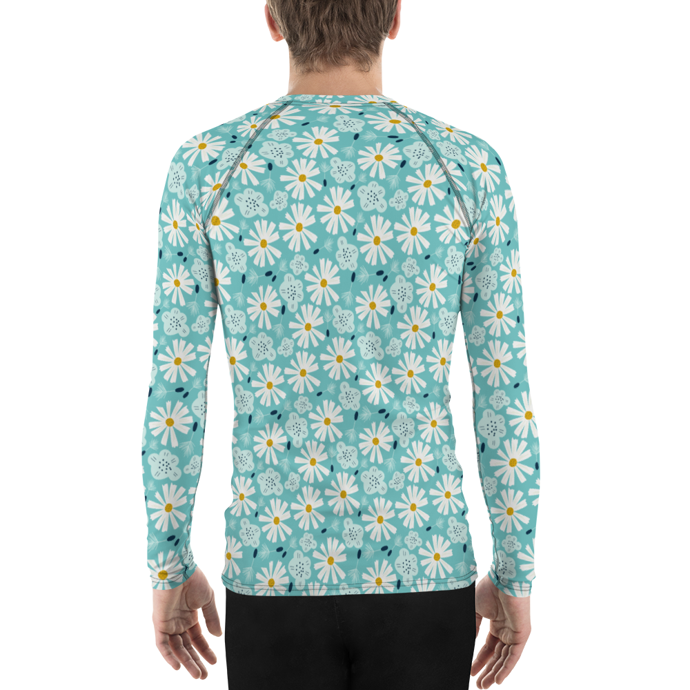 Scandinavian Spring Floral | Seamless Patterns | All-Over Print Men's Rash Guard - #10