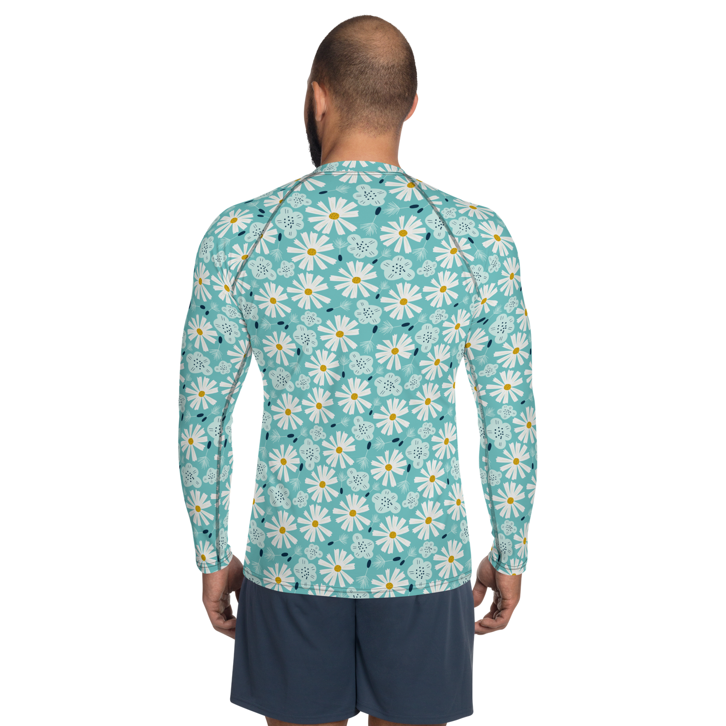 Scandinavian Spring Floral | Seamless Patterns | All-Over Print Men's Rash Guard - #10