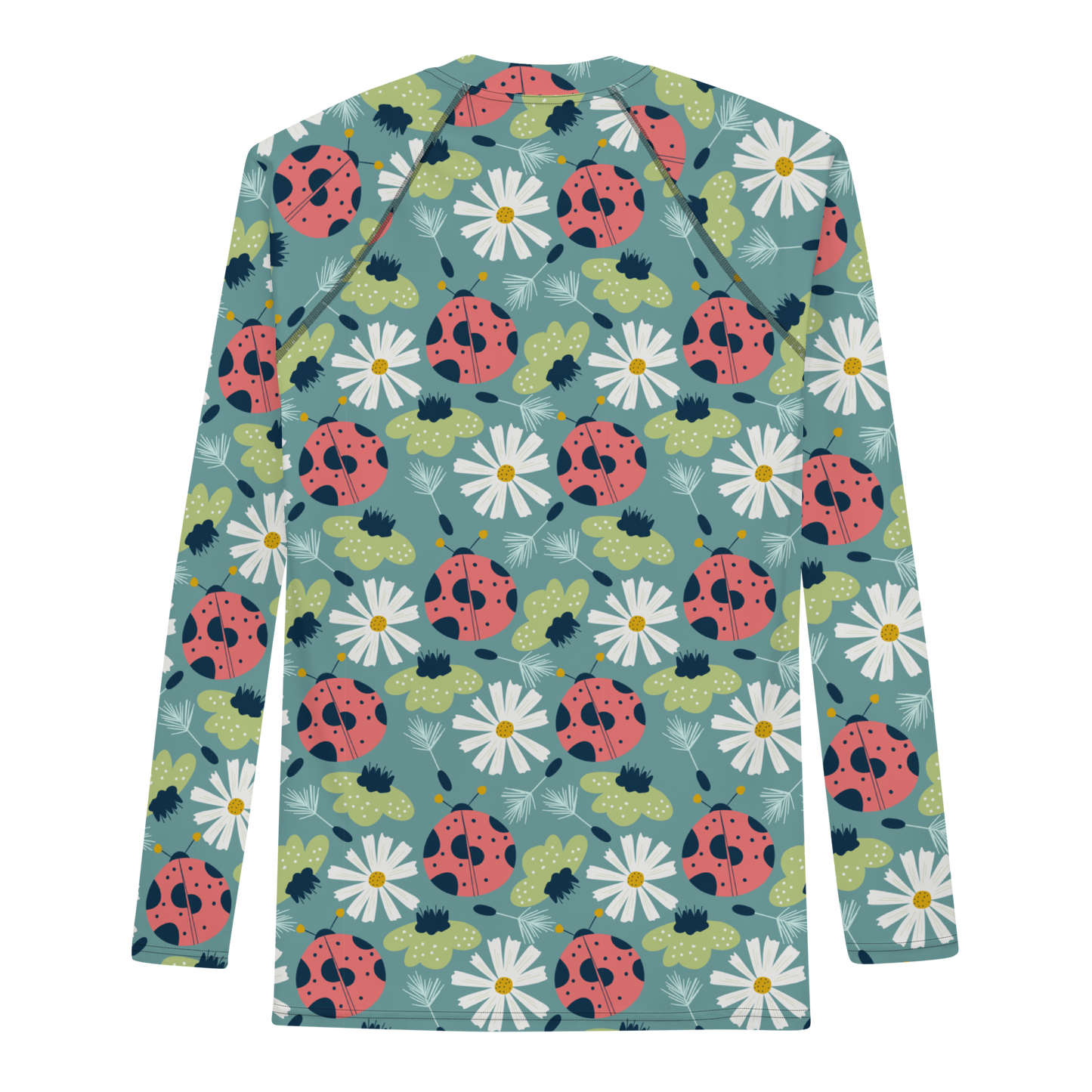 Scandinavian Spring Floral | Seamless Patterns | All-Over Print Men's Rash Guard - #2