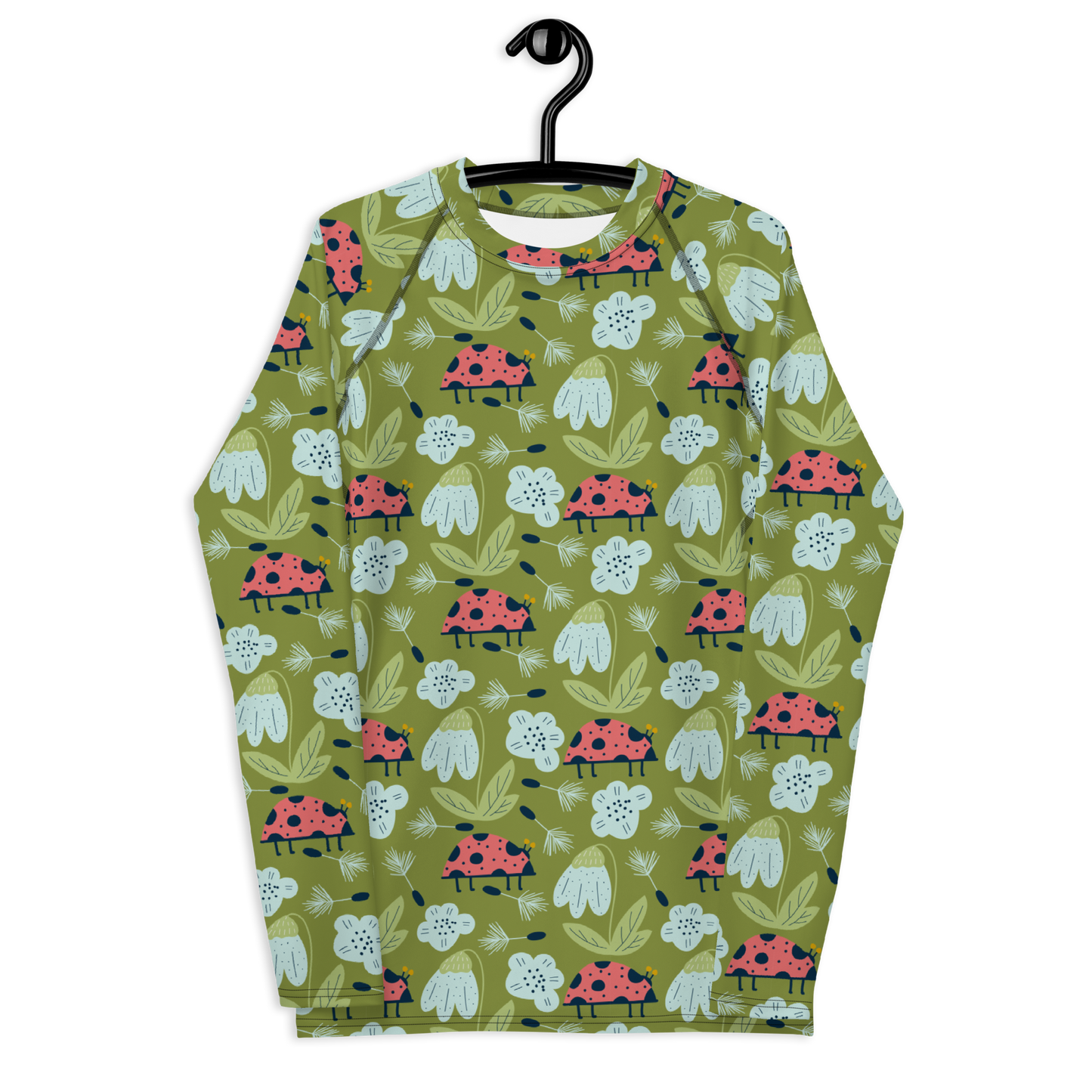 Scandinavian Spring Floral | Seamless Patterns | All-Over Print Men's Rash Guard - #5