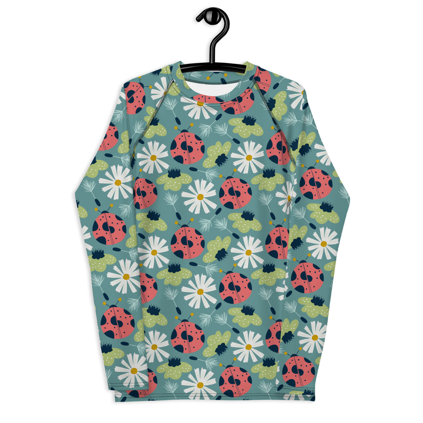 Scandinavian Spring Floral | Seamless Patterns | All-Over Print Men's Rash Guard - #2