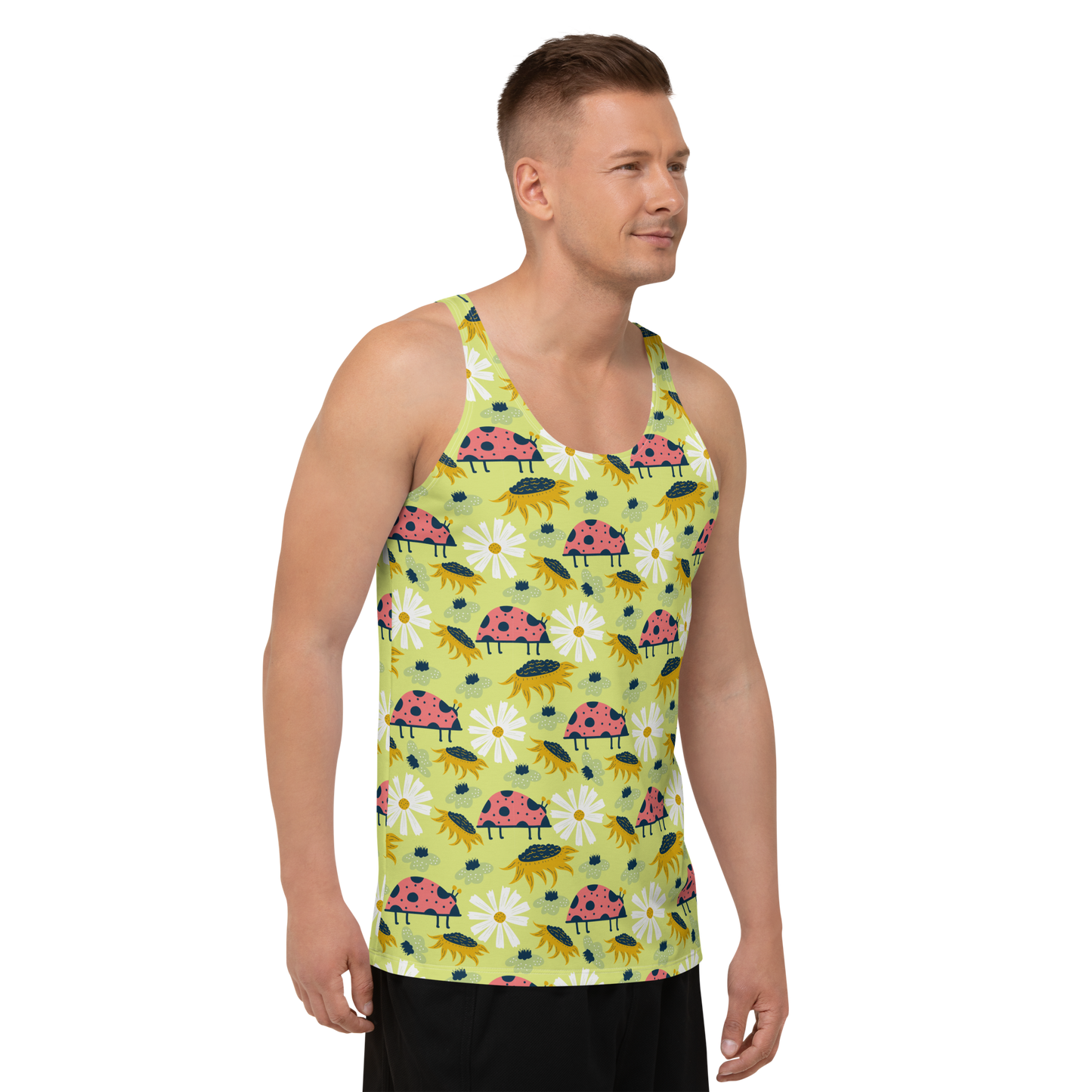 Scandinavian Spring Floral | Seamless Patterns | All-Over Print Men's Tank Top - #6