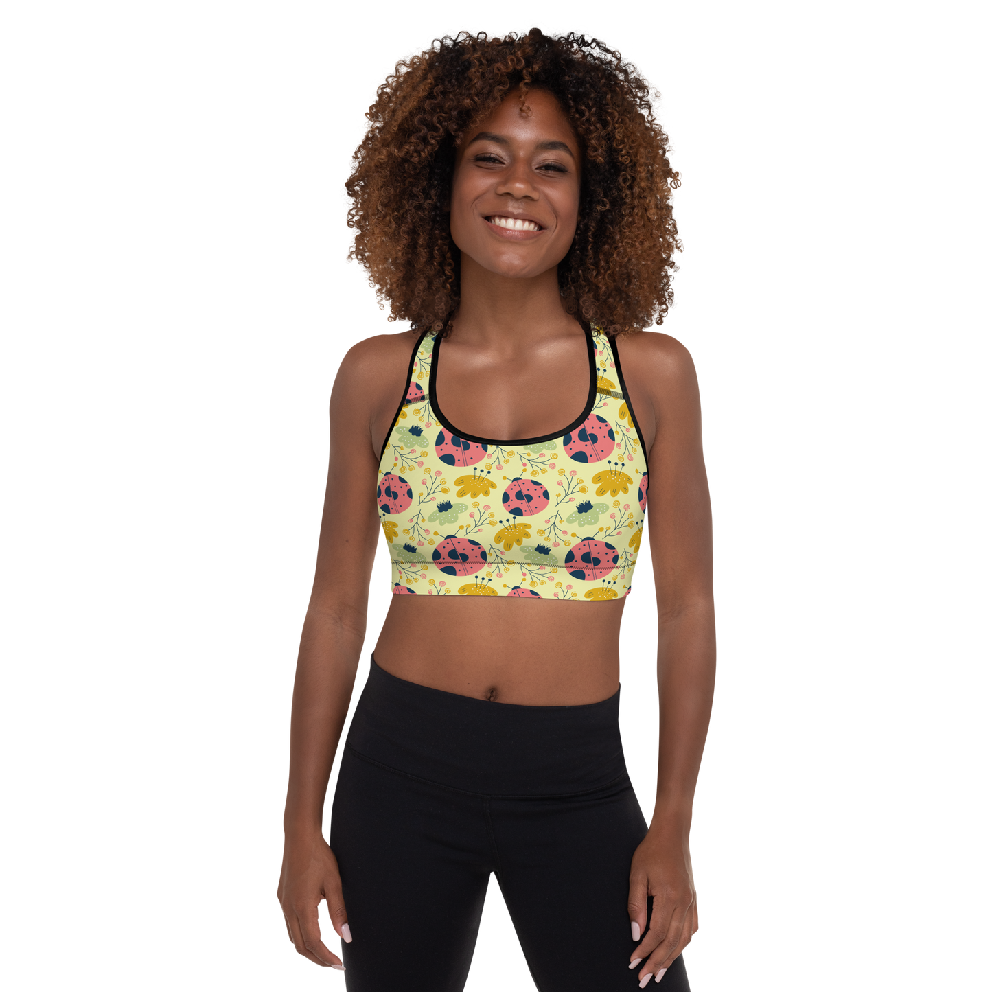 Scandinavian Spring Floral | Seamless Patterns | All-Over Print Padded Sports Bra - #9