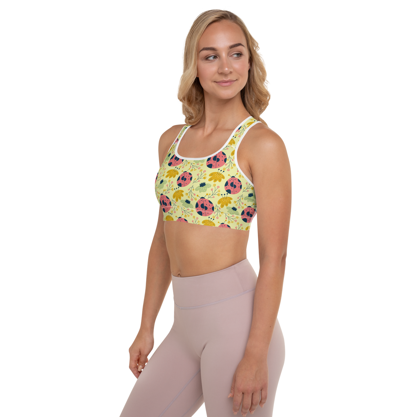 Scandinavian Spring Floral | Seamless Patterns | All-Over Print Padded Sports Bra - #9