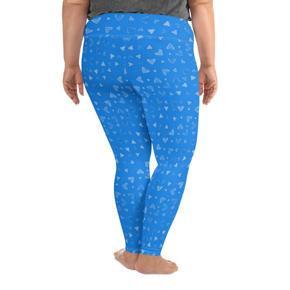 Rainbow Of Hearts | Batch 01 | Seamless Patterns | All-Over Print Plus Size Leggings - #2