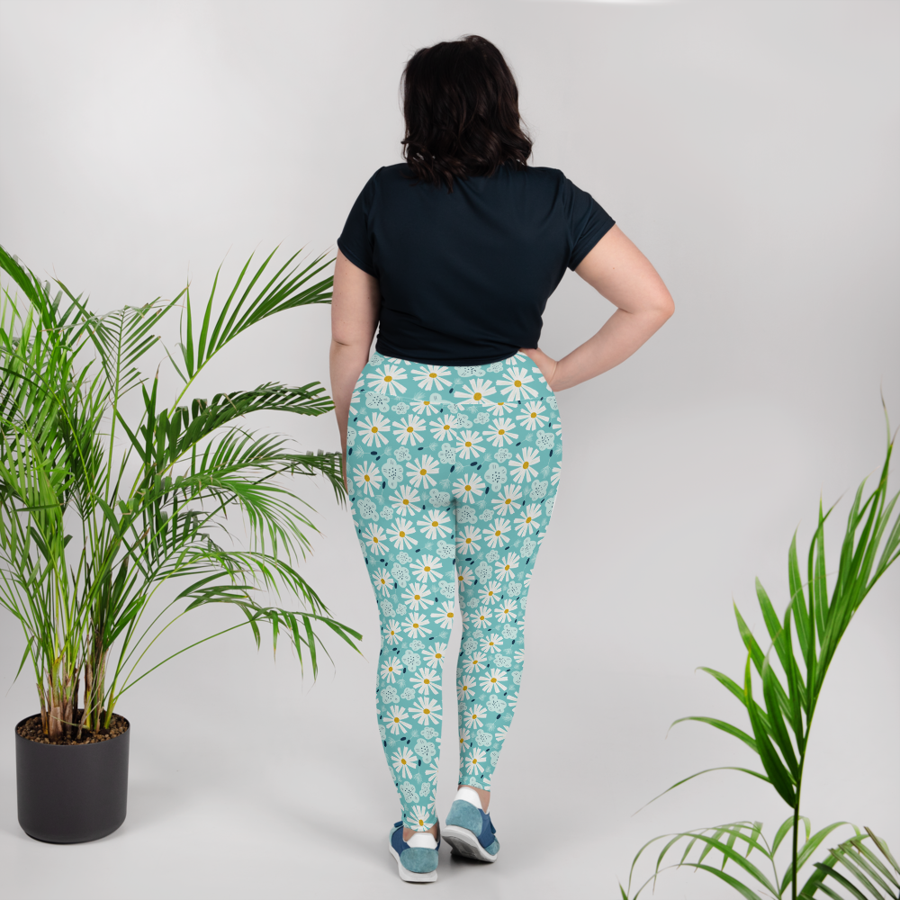 Scandinavian Spring Floral | Seamless Patterns | All-Over Print Plus Size Leggings - #10