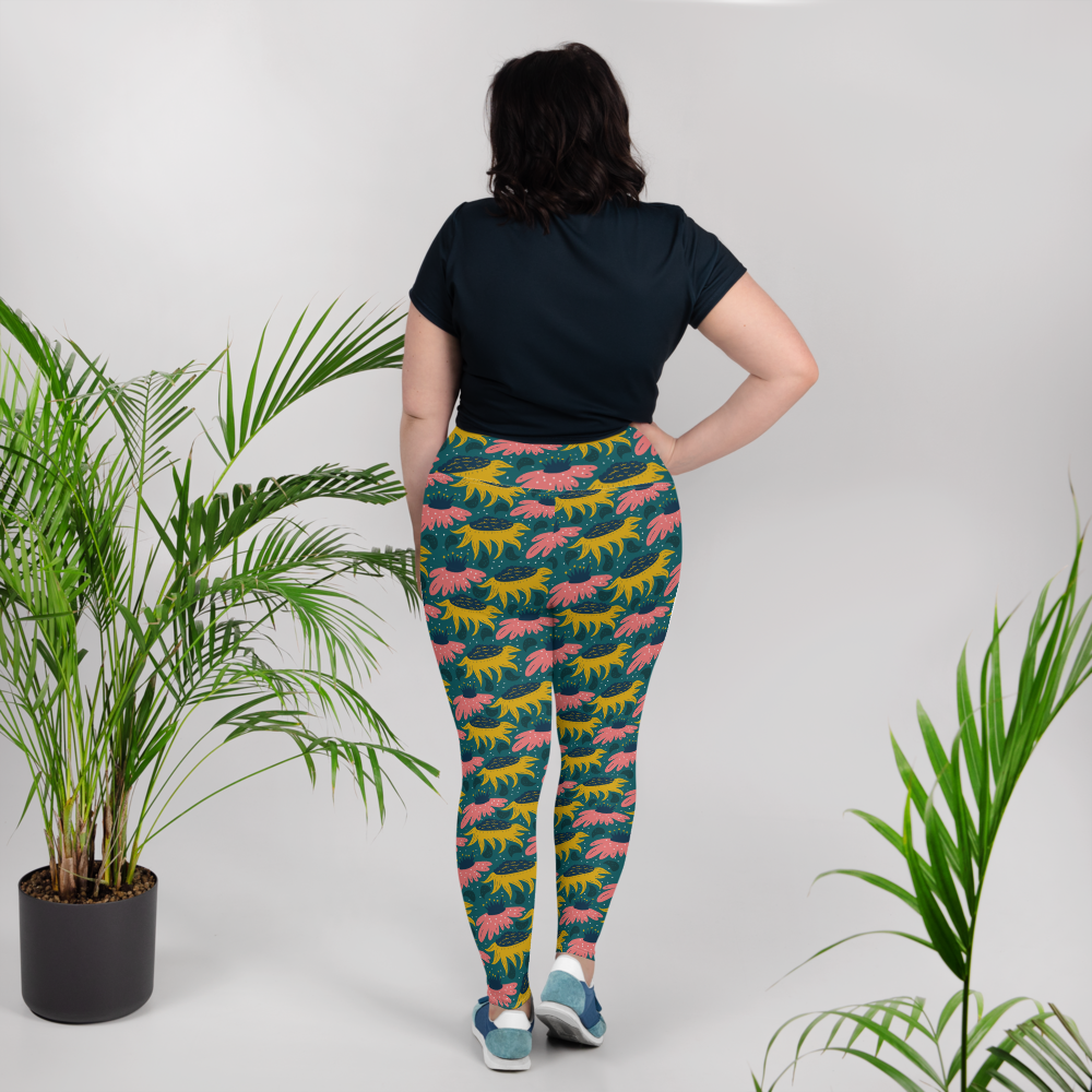 Scandinavian Spring Floral | Seamless Patterns | All-Over Print Plus Size Leggings - #8