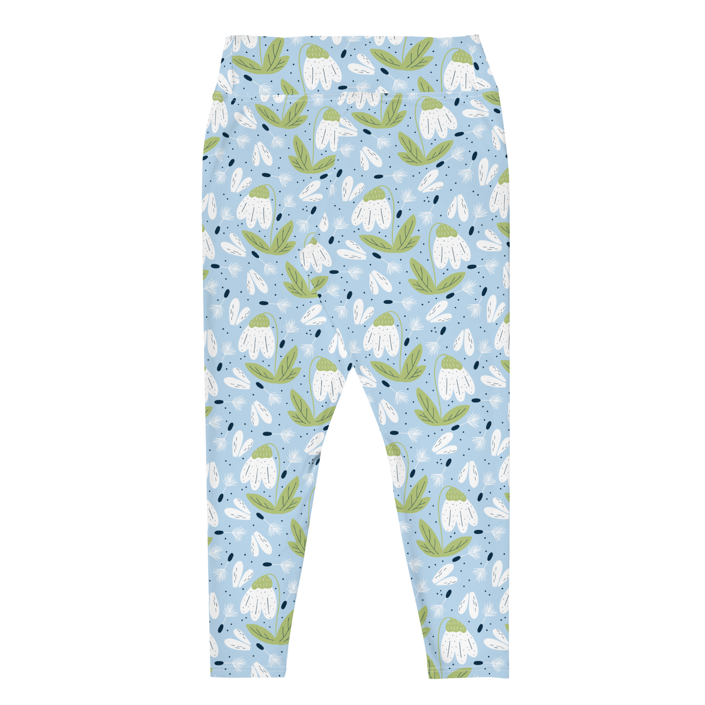 Scandinavian Spring Floral | Seamless Patterns | All-Over Print Plus Size Leggings - #3