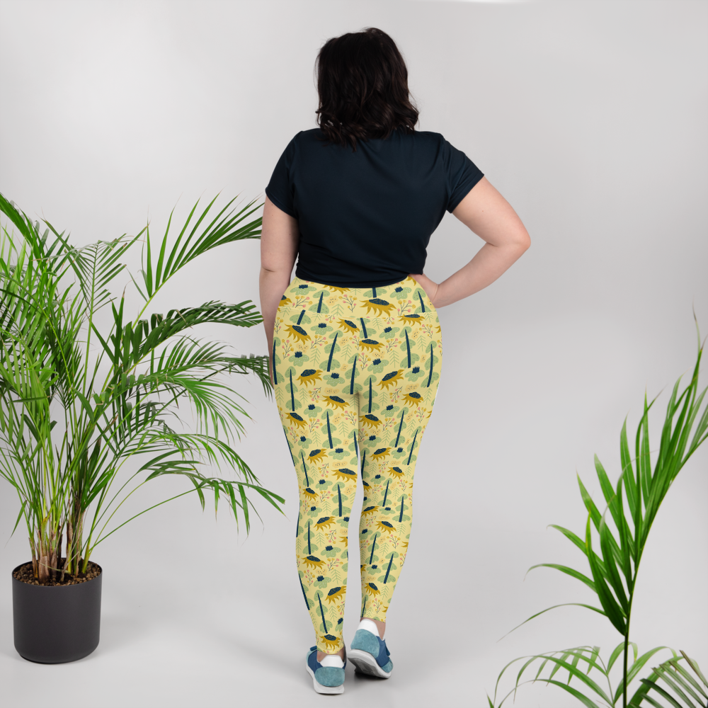 Scandinavian Spring Floral | Seamless Patterns | All-Over Print Plus Size Leggings - #1