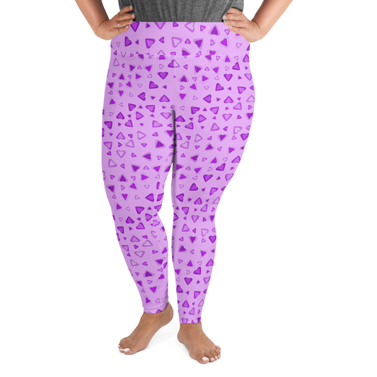 Rainbow Of Hearts | Batch 01 | Seamless Patterns | All-Over Print Plus Size Leggings - #3