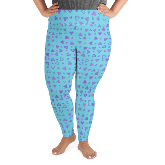 Rainbow Of Hearts | Batch 01 | Seamless Patterns | All-Over Print Plus Size Leggings - #9