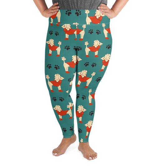 Cozy Dogs | Seamless Patterns | All-Over Print Plus Size Leggings - #12