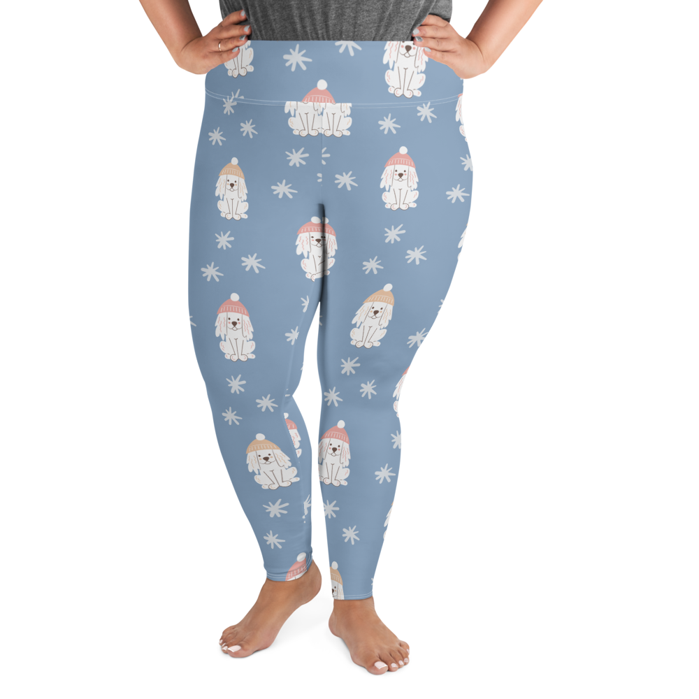 Cozy Dogs | Seamless Patterns | All-Over Print Plus Size Leggings - #3