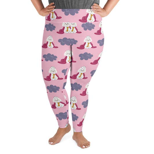 Cozy Dogs | Seamless Patterns | All-Over Print Plus Size Leggings - #10