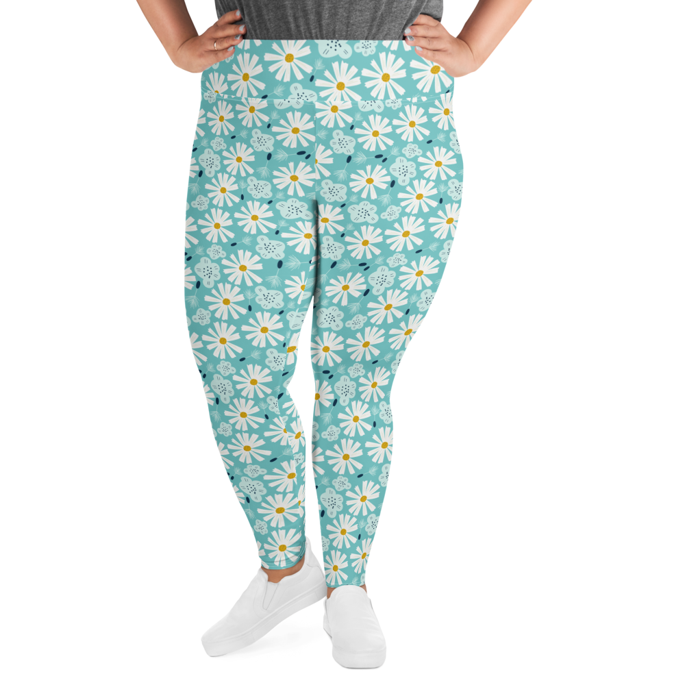 Scandinavian Spring Floral | Seamless Patterns | All-Over Print Plus Size Leggings - #10