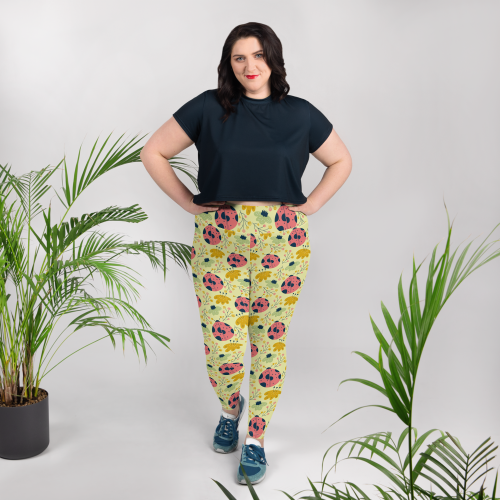 Scandinavian Spring Floral | Seamless Patterns | All-Over Print Plus Size Leggings - #9