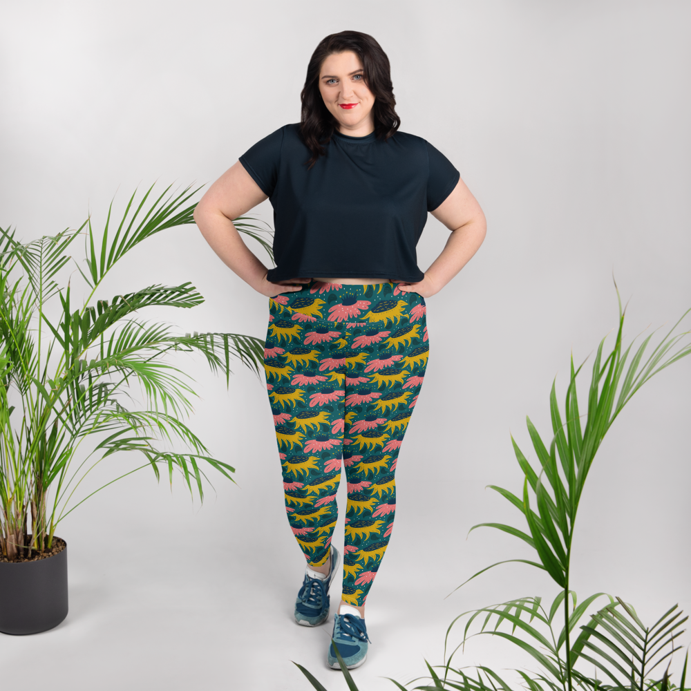 Scandinavian Spring Floral | Seamless Patterns | All-Over Print Plus Size Leggings - #8