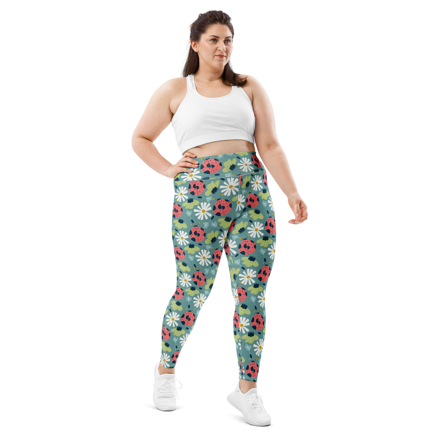 Scandinavian Spring Floral | Seamless Patterns | All-Over Print Plus Size Leggings - #2