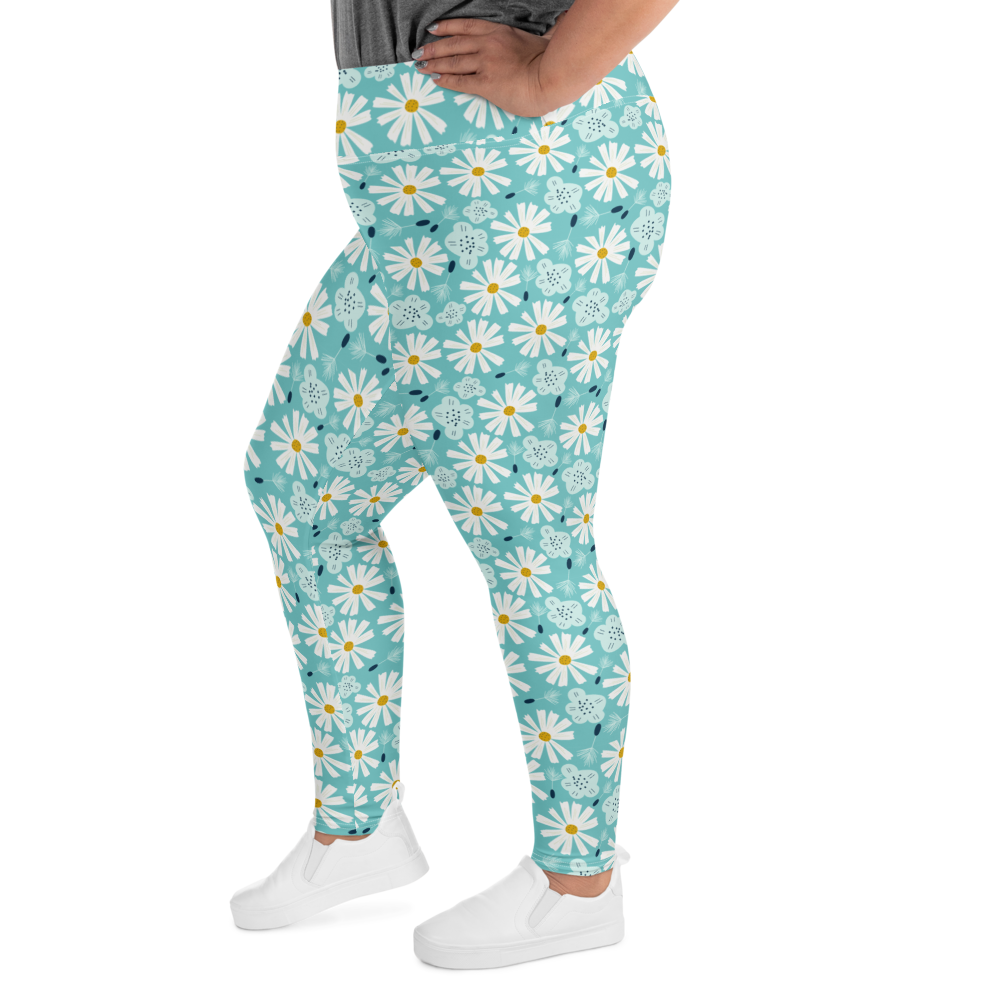 Scandinavian Spring Floral | Seamless Patterns | All-Over Print Plus Size Leggings - #10