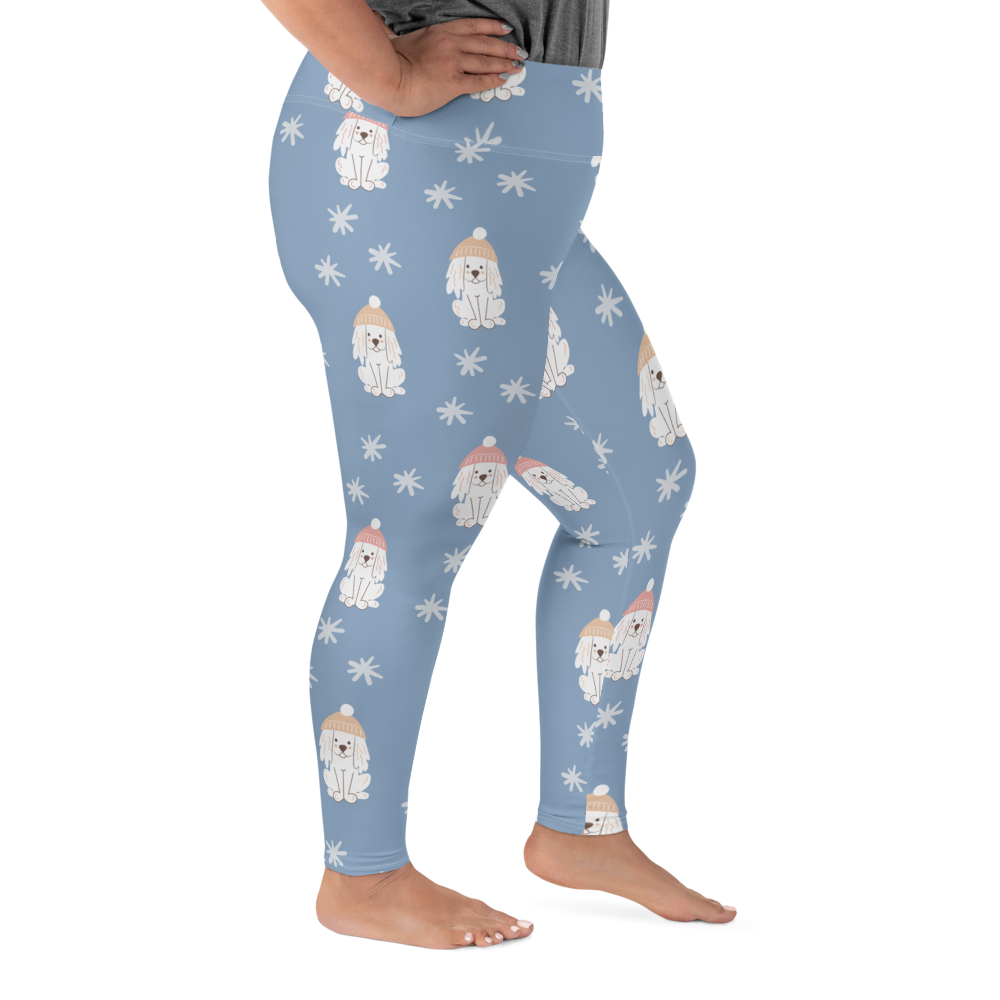 Cozy Dogs | Seamless Patterns | All-Over Print Plus Size Leggings - #3