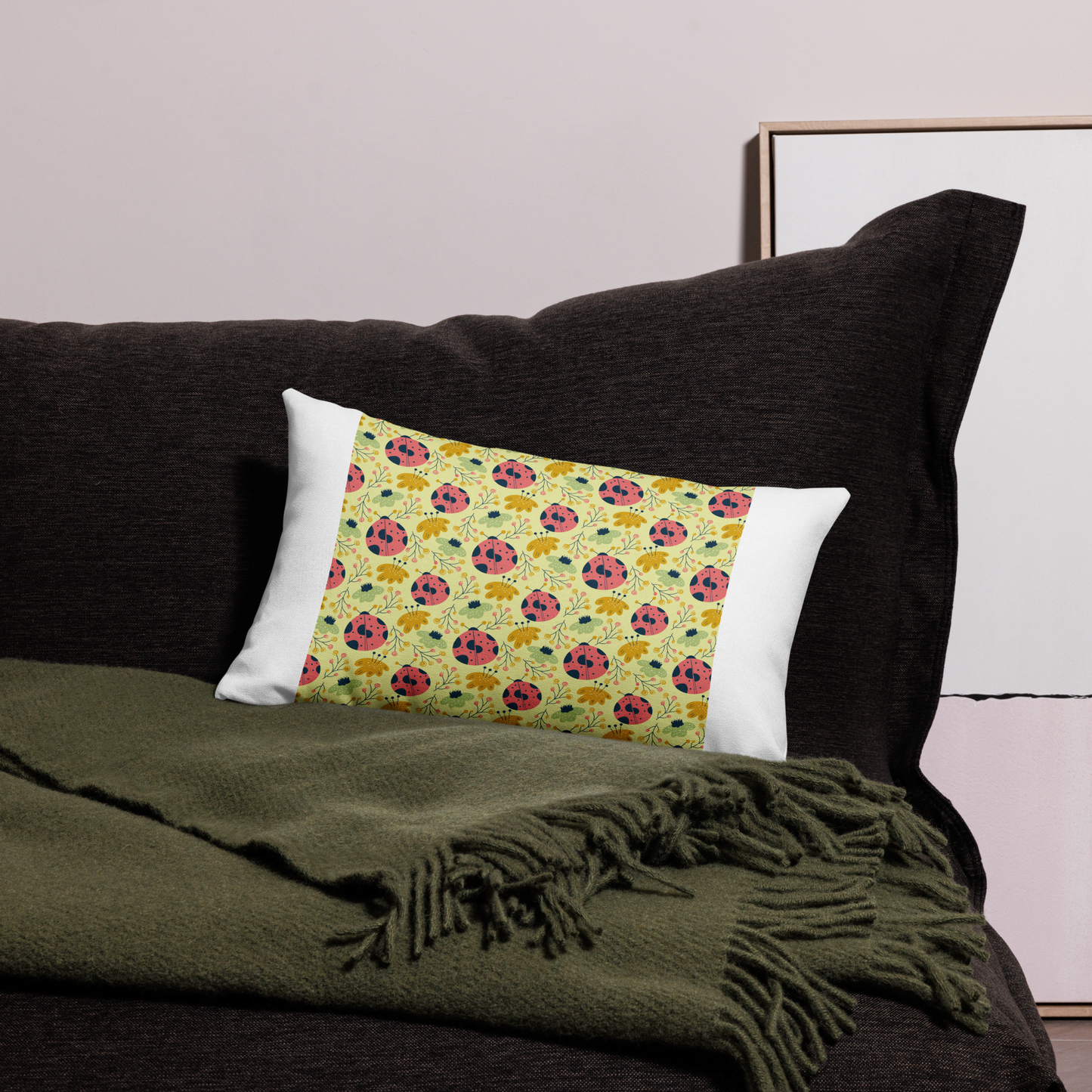 Scandinavian Spring Floral | Seamless Patterns | All-Over Print Premium Pillow - #9