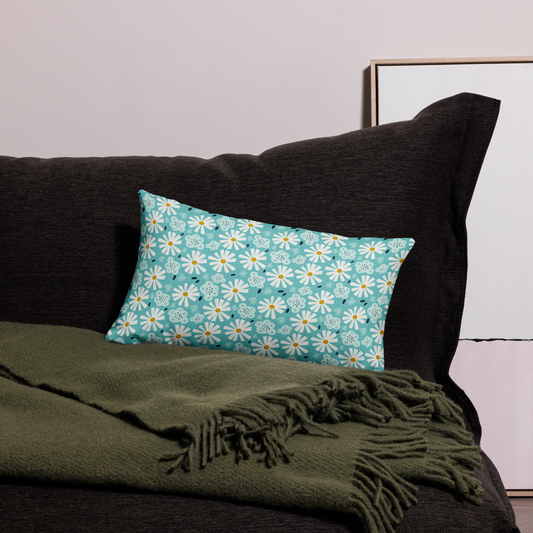 Scandinavian Spring Floral | Seamless Patterns | All-Over Print Premium Pillow - #10