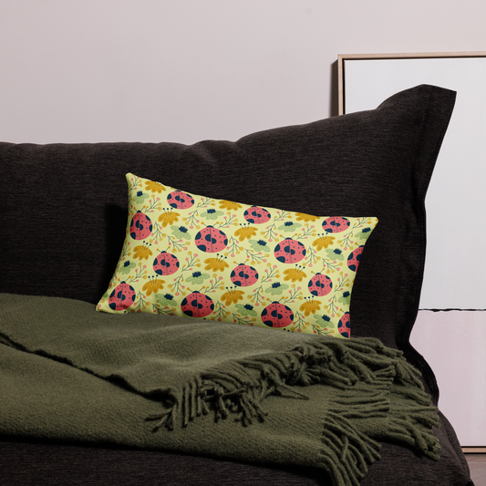 Scandinavian Spring Floral | Seamless Patterns | All-Over Print Premium Pillow - #9