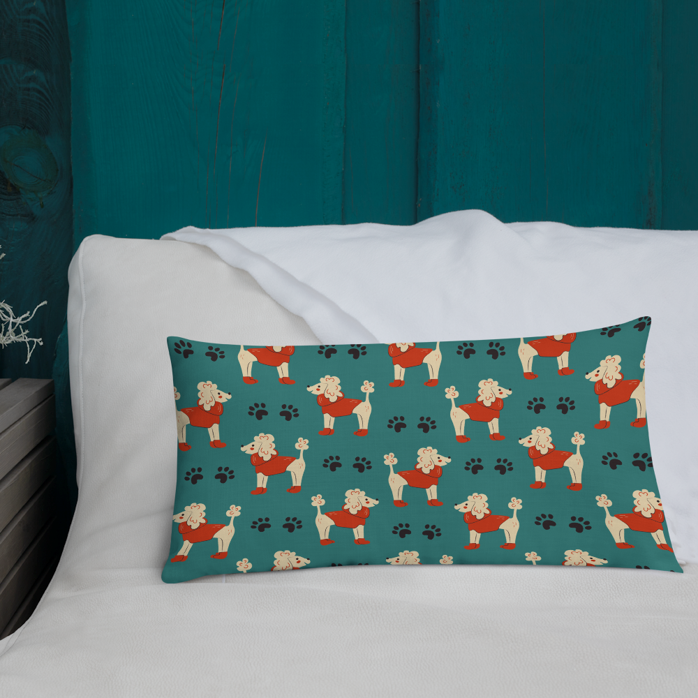 Cozy Dogs | Seamless Patterns | All-Over Print Premium Pillow - #1