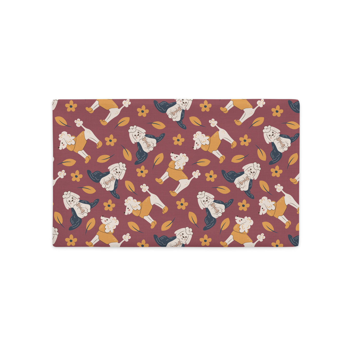 Cozy Dogs | Seamless Patterns | All-Over Print Premium Pillow Case - #9
