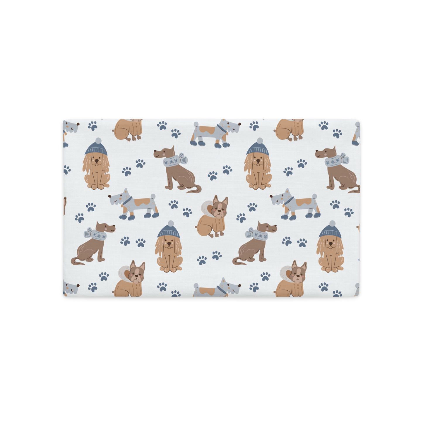 Cozy Dogs | Seamless Patterns | All-Over Print Premium Pillow Case - #7