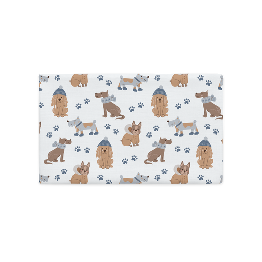 Cozy Dogs | Seamless Patterns | All-Over Print Premium Pillow Case - #7