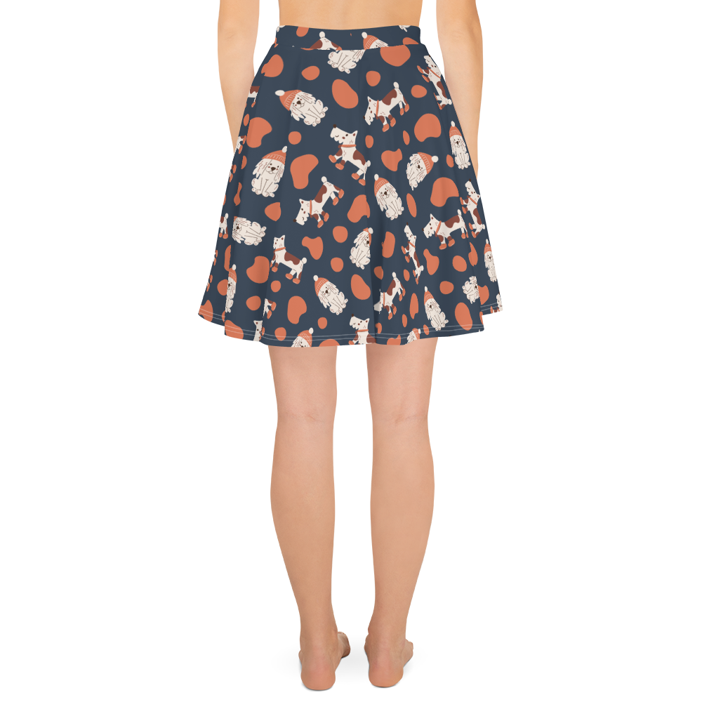 Cozy Dogs | Seamless Patterns | All-Over Print Skater Skirt - #5