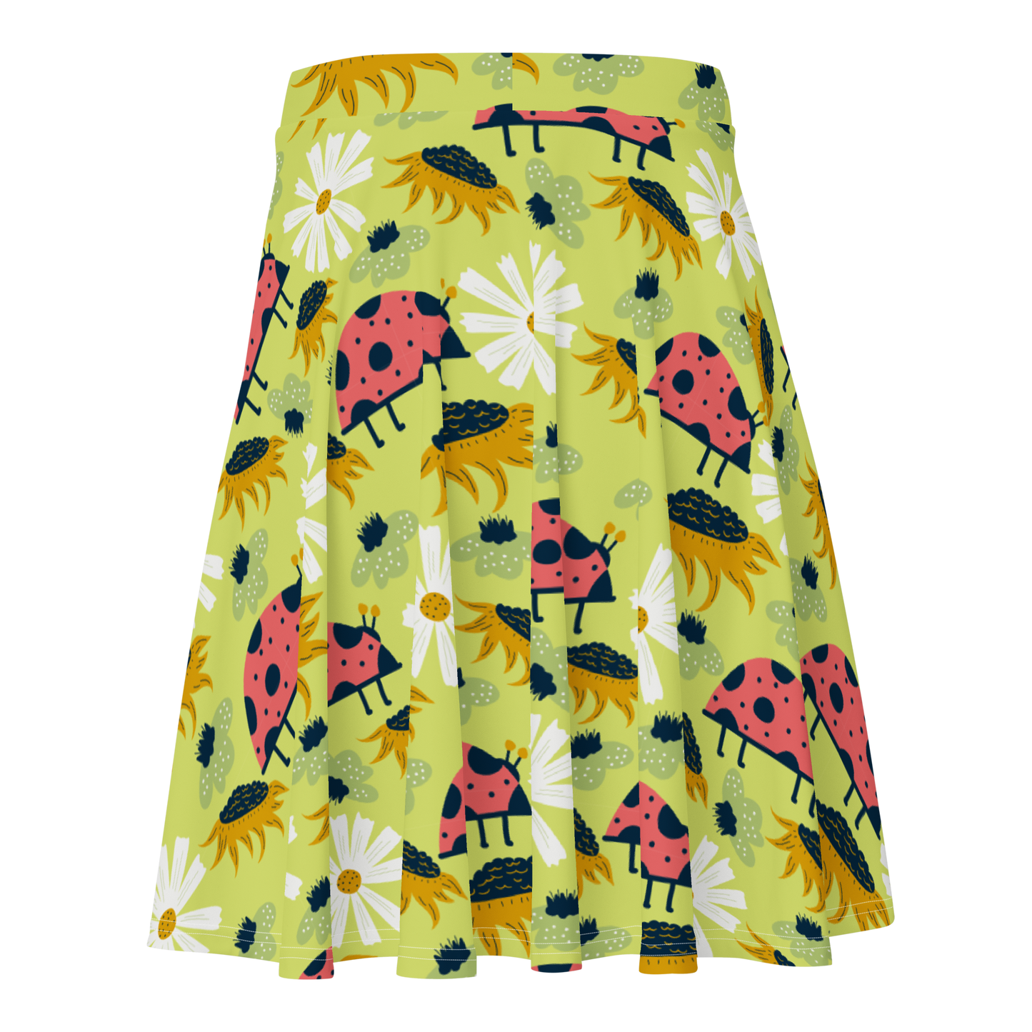 Scandinavian Spring Floral | Seamless Patterns | All-Over Print Skater Skirt - #6