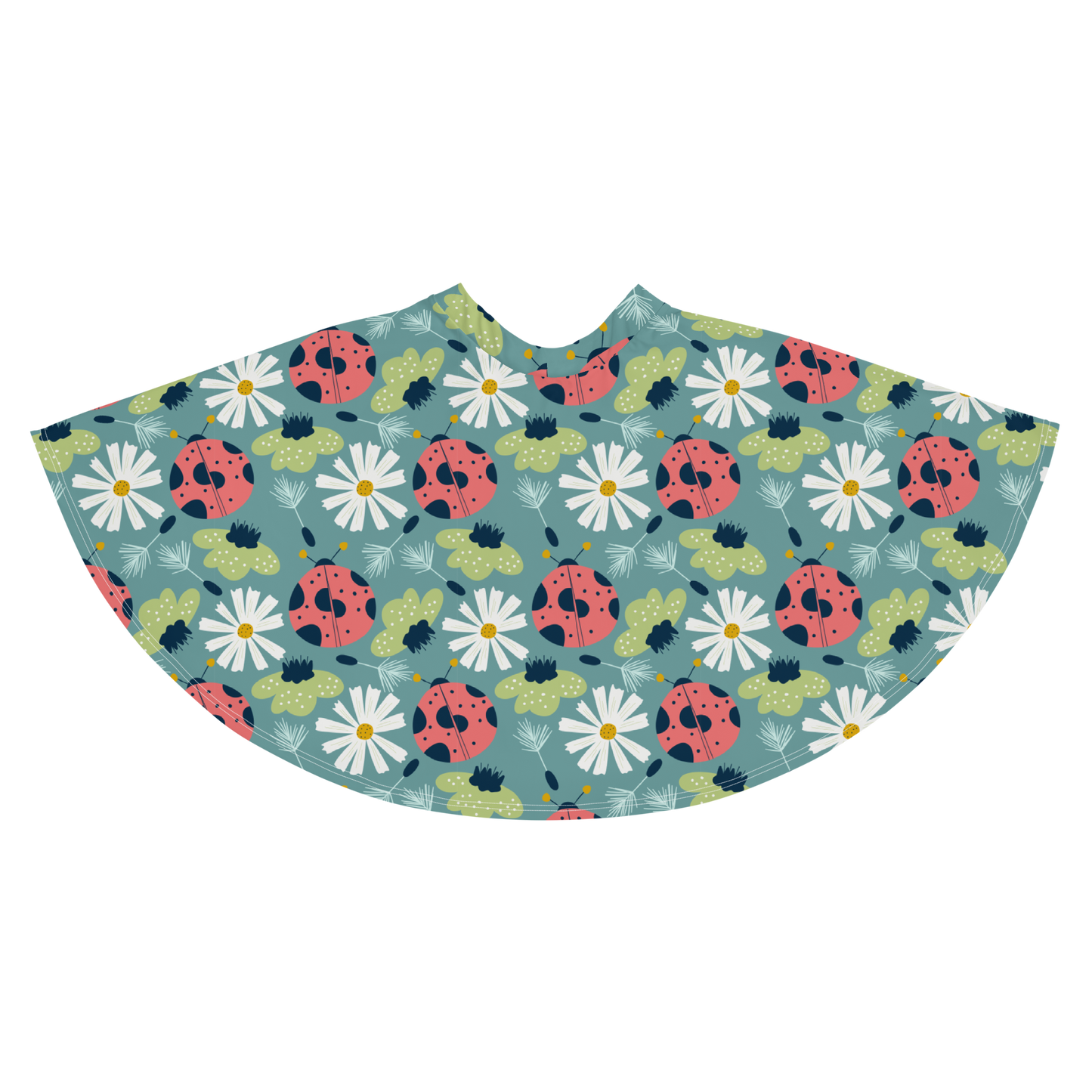 Scandinavian Spring Floral | Seamless Patterns | All-Over Print Skater Skirt - #2