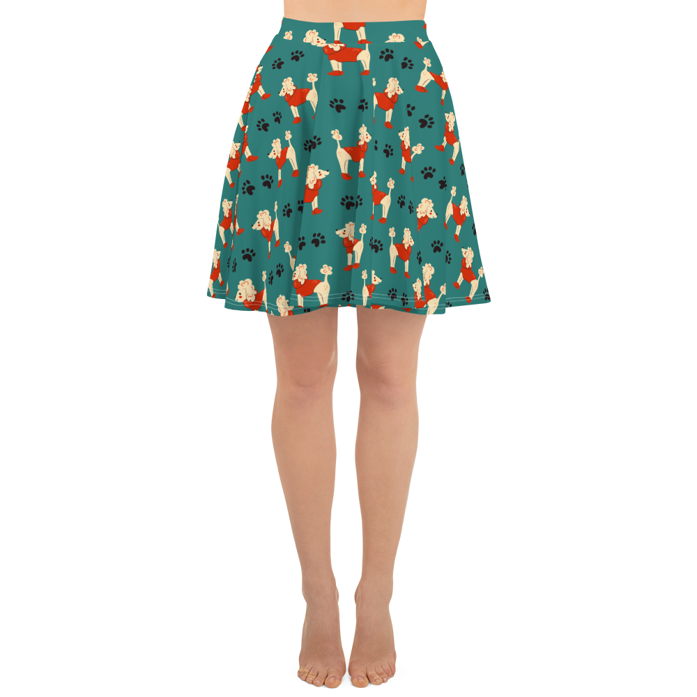 Cozy Dogs | Seamless Patterns | All-Over Print Skater Skirt - #1