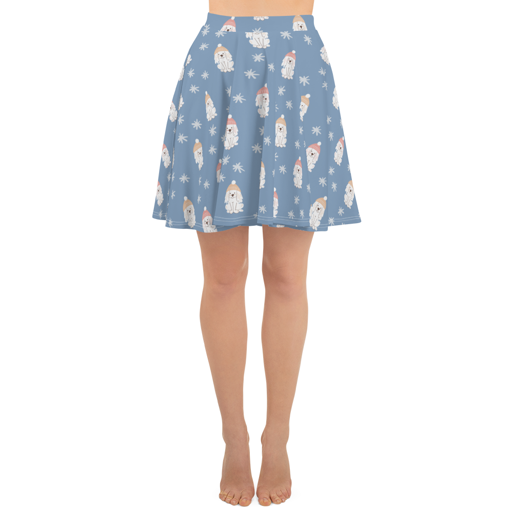 Cozy Dogs | Seamless Patterns | All-Over Print Skater Skirt - #3