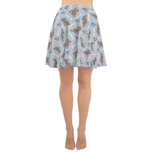Cozy Dogs | Seamless Patterns | All-Over Print Skater Skirt - #4