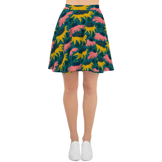 Scandinavian Spring Floral | Seamless Patterns | All-Over Print Skater Skirt - #8