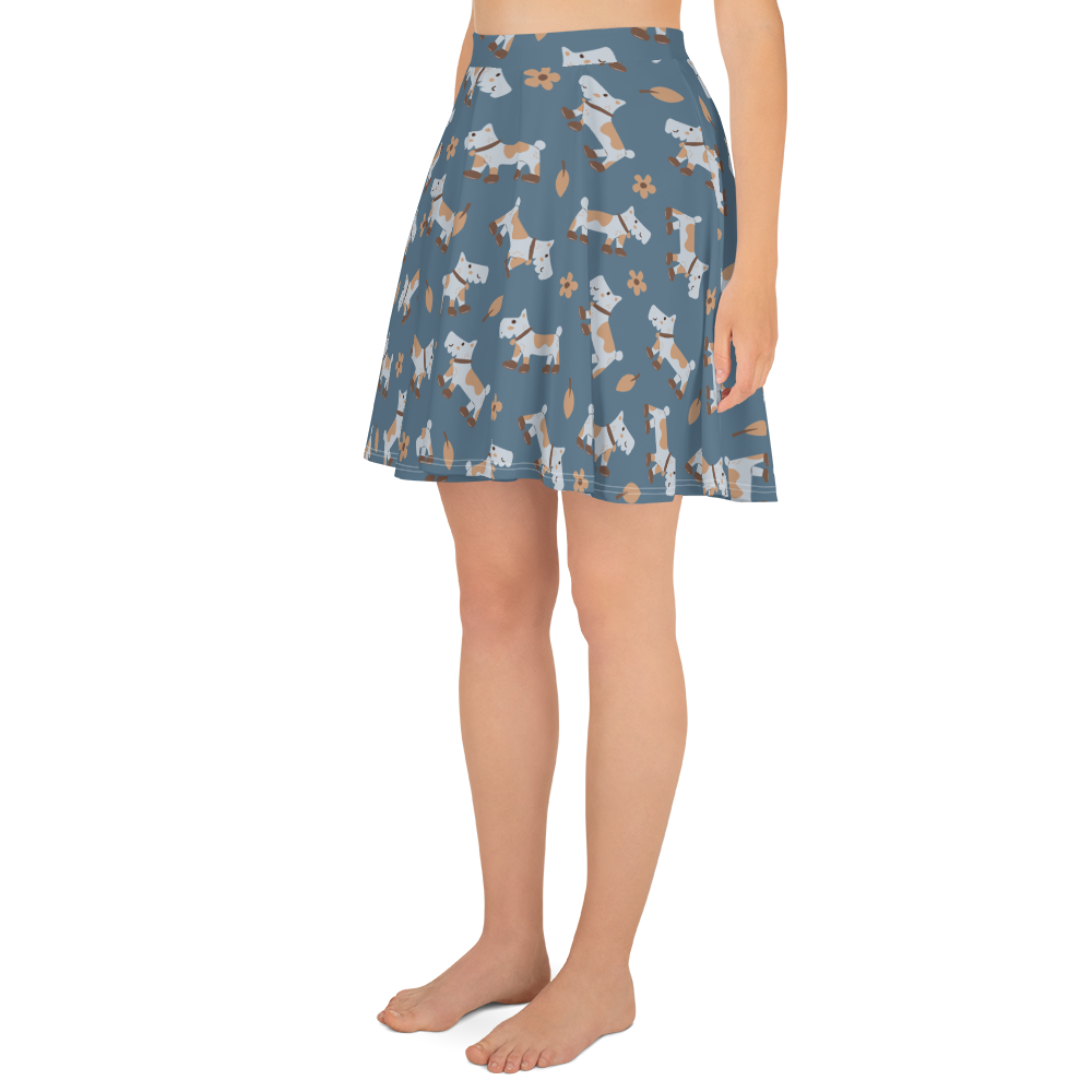 Cozy Dogs | Seamless Patterns | All-Over Print Skater Skirt - #2