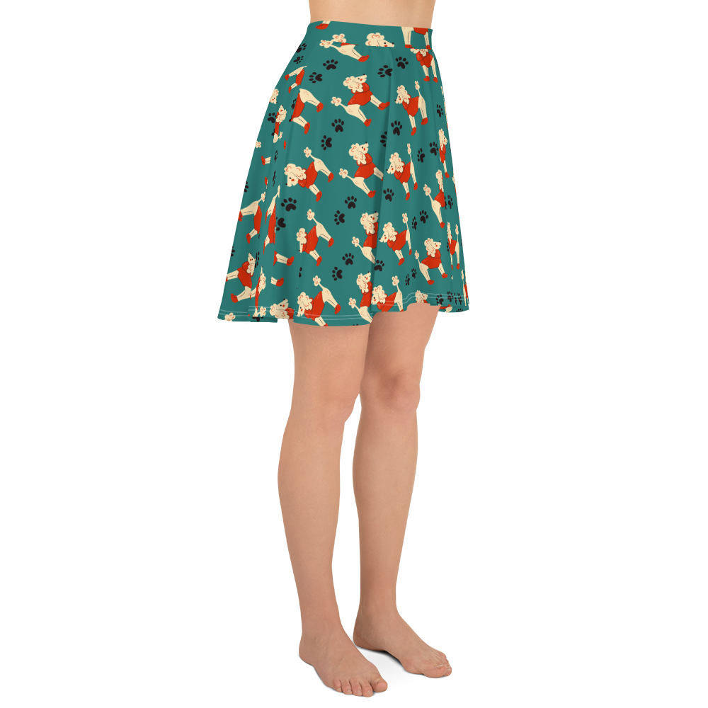 Cozy Dogs | Seamless Patterns | All-Over Print Skater Skirt - #1